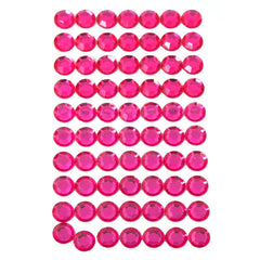 Round Adhesive Diamond Gem Stickers, 12mm