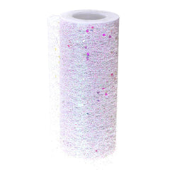 Glitter Confetti Mesh Roll, 6-Inch, 10-Yard