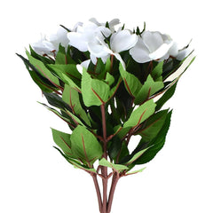 Artificial New Guinea Impatiens Spray, 13-1/2-Inch