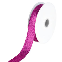 Nylon Metallic Glitter Ribbon, 7/8-inch, 25-yard