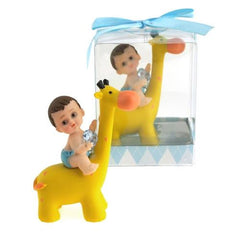 Pacifier Baby Giraffe Ride Polyresin Favors, 2-3/4-Inch