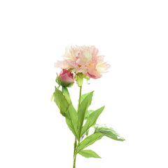 Artificial Peony Flower Spray, 28-Inch