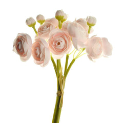 Artificial Ranunculus Spray, 10-Inch