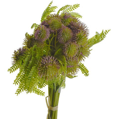 Artificial Thistle Bundle Spray, 12-Inch