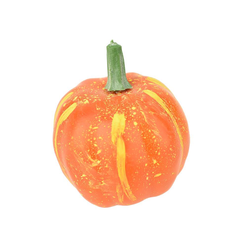 Artificial Sugar Pumpkin Decoration, 2-Inch