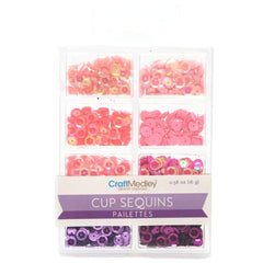 Loose Cup Sequins Palettes, 6mm, 16-gram