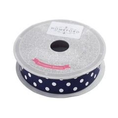 Polka Dot Grosgrain Ribbon, 7/8-Inch, 10 Yards