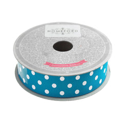 Polka Dot Grosgrain Ribbon, 7/8-Inch, 10 Yards