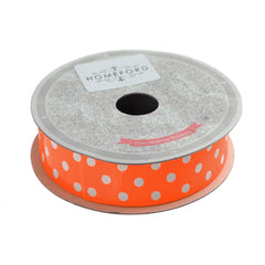 Polka Dot Grosgrain Ribbon, 7/8-Inch, 10 Yards