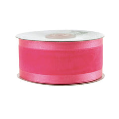 Satin-Edge Sheer Organza Ribbon, 1-1/2-inch, 25-yard