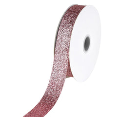 Nylon Metallic Glitter Ribbon, 7/8-inch, 25-yard