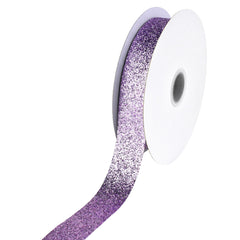 Nylon Metallic Glitter Ribbon, 7/8-inch, 25-yard