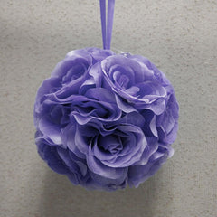 Silk Flower Kissing Balls Wedding Centerpiece, 6-Inch