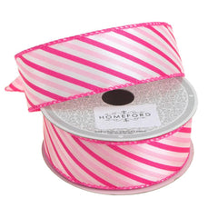 Candy Summer Striped Polyester Ribbon, 1-1/2-Inch, 10 Yards
