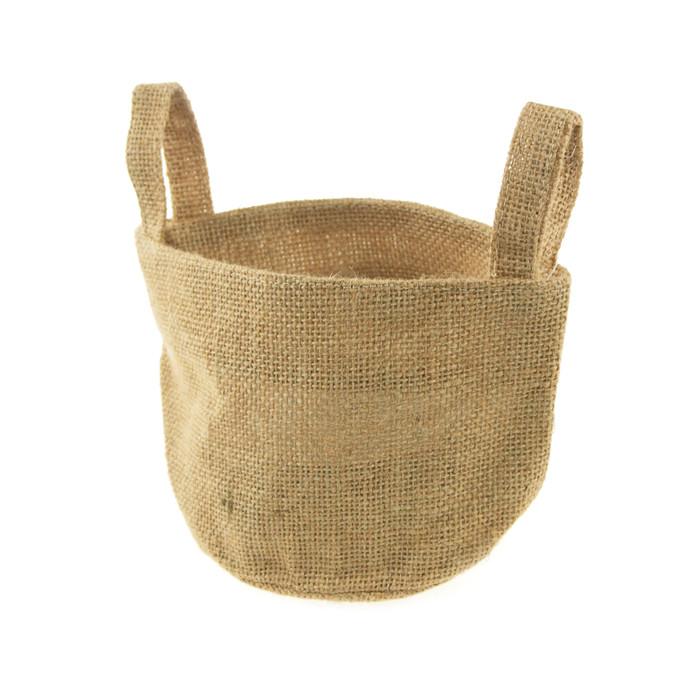 Mini Burlap Tote Favor Bags, 4-1/2-inch, 12-Piece, Small