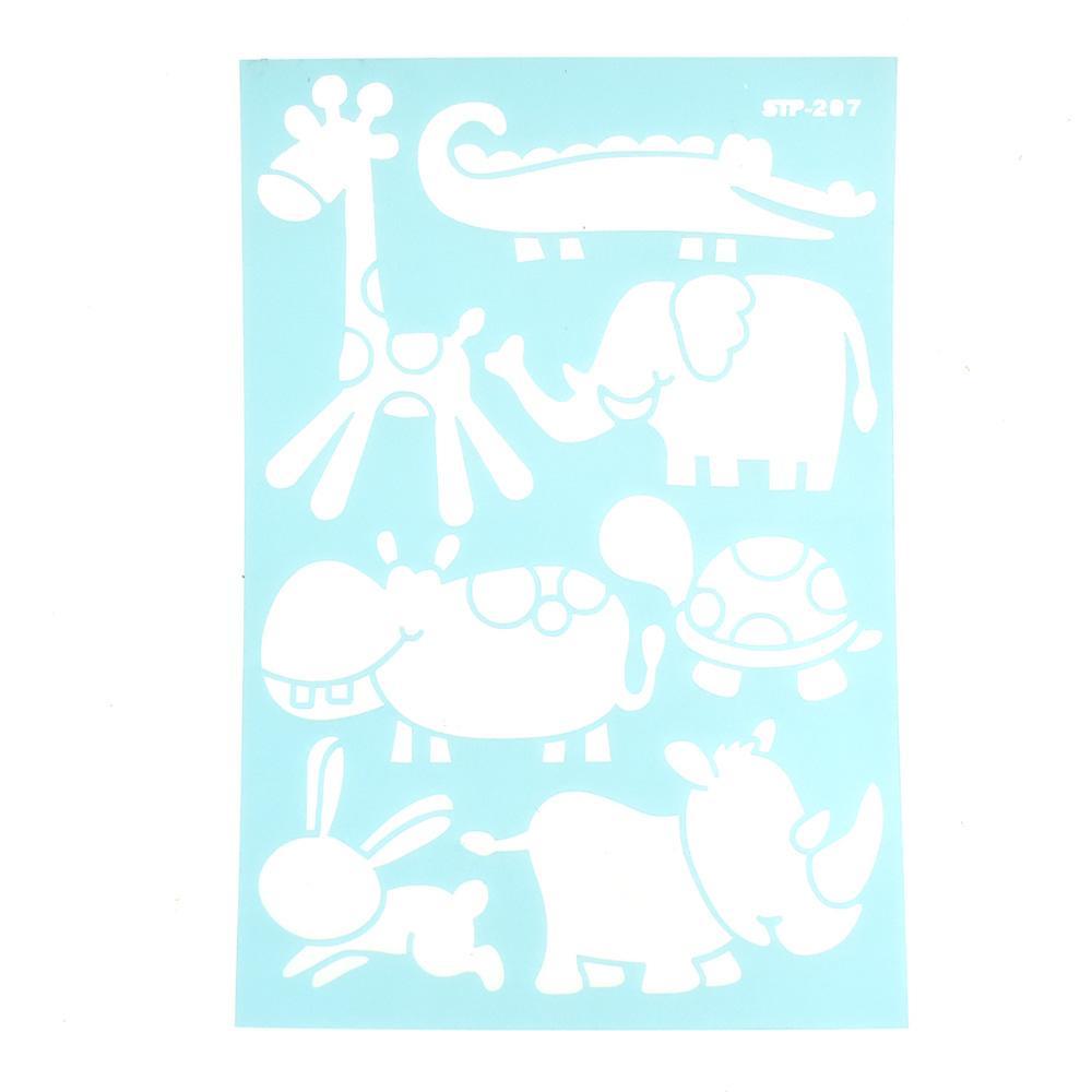 Baby Animals Multi-Media Stencil, 11-Inch