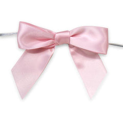 Pre-Tied Satin Bows, 7/8-Inch, 12-Piece