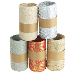 Synthetic Wraphia Raffia Roll, 5mm, 54 Yards