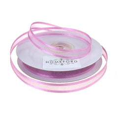 Satin-Edge Sheer Organza Ribbon, 3/8-inch, 25-yard