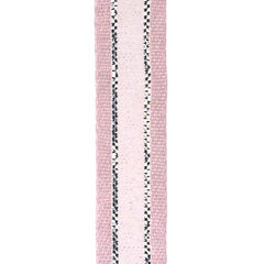 Silver-Lined Satin Edge Organza Ribbon