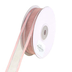 Silver-Lined Satin Edge Organza Ribbon