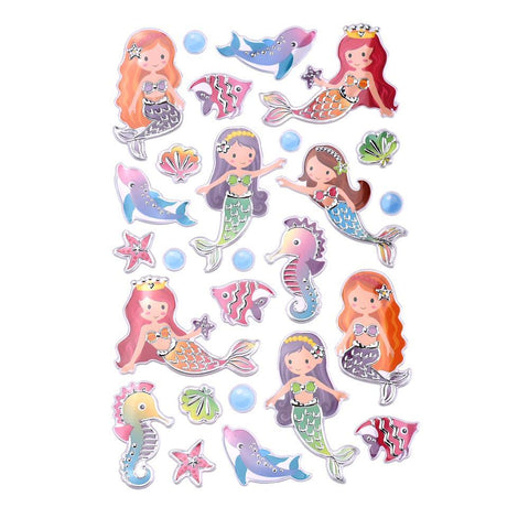 Mythical Mermaid Foil Fun Stickers, 26-Piece