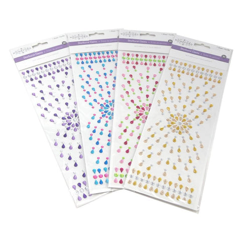 Starburst Gem Art Craft 3D Stickers, 115-Piece