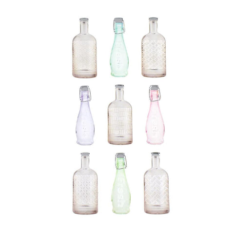 Vintage Bottles Foil Accented Puffy Stickers, 9-Piece