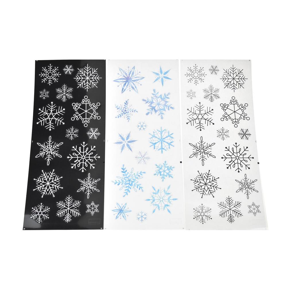 Seasonal Splendor Winter Snowflake Stickers, 45-Piece