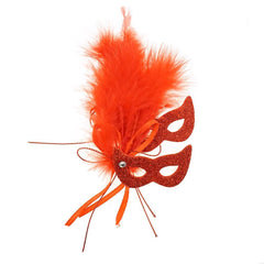 EVA Glitter Foam and Feather Masquerade Masks, 2-1/2-Inch