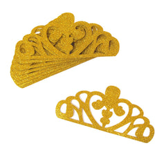 EVA Glitter Foam Tiara Crown Cut-Outs, 5-1/4-Inch, 10-Count