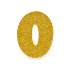 EVA Glitter Foam Letters and Numbers Cut Outs, 4-1/2-inch, 12-count