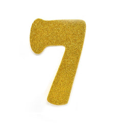 EVA Glitter Foam Letters and Numbers Cut Outs, 4-1/2-inch, 12-count