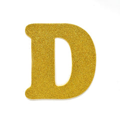 EVA Glitter Foam Letters and Numbers Cut Outs, 4-1/2-inch, 12-count