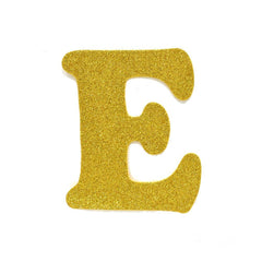 EVA Glitter Foam Letters and Numbers Cut Outs, 4-1/2-inch, 12-count