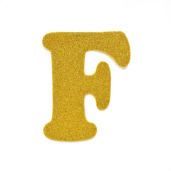 EVA Glitter Foam Letters and Numbers Cut Outs, 4-1/2-inch, 12-count