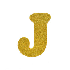 EVA Glitter Foam Letters and Numbers Cut Outs, 4-1/2-inch, 12-count