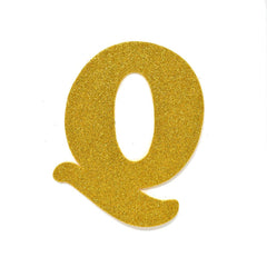 EVA Glitter Foam Letters and Numbers Cut Outs, 4-1/2-inch, 12-count