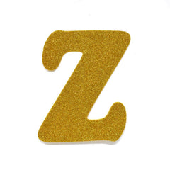 EVA Glitter Foam Letters and Numbers Cut Outs, 4-1/2-inch, 12-count