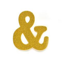 EVA Glitter Foam Letters and Numbers Cut Outs, 4-1/2-inch, 12-count