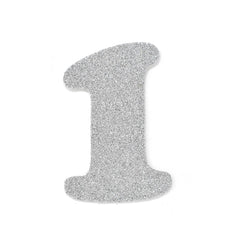 EVA Glitter Foam Letters and Numbers Cut Outs, 4-1/2-inch, 12-count