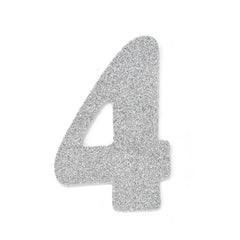 EVA Glitter Foam Letters and Numbers Cut Outs, 4-1/2-inch, 12-count