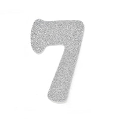 EVA Glitter Foam Letters and Numbers Cut Outs, 4-1/2-inch, 12-count