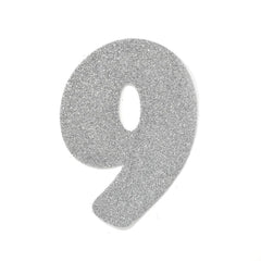 EVA Glitter Foam Letters and Numbers Cut Outs, 4-1/2-inch, 12-count