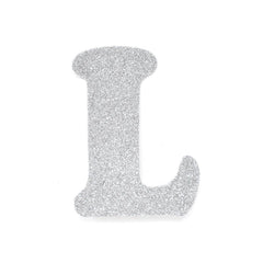 EVA Glitter Foam Letters and Numbers Cut Outs, 4-1/2-inch, 12-count