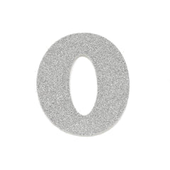 EVA Glitter Foam Letters and Numbers Cut Outs, 4-1/2-inch, 12-count