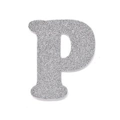 EVA Glitter Foam Letters and Numbers Cut Outs, 4-1/2-inch, 12-count