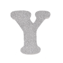 EVA Glitter Foam Letters and Numbers Cut Outs, 4-1/2-inch, 12-count