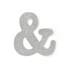 EVA Glitter Foam Letters and Numbers Cut Outs, 4-1/2-inch, 12-count