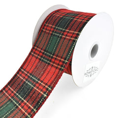 Biltmore Christmas Plaid Wired Ribbon, 10-yard